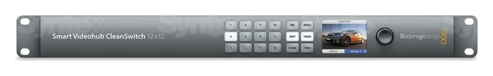Blackmagic Smart Videohub CleanSwitch 12x12 – Resincronización en cada entrada