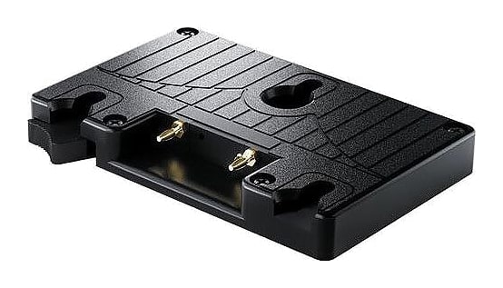 Blackmagic Design URSA Cine Battery Plate Gold – Placa en la parte trasera de la cámara