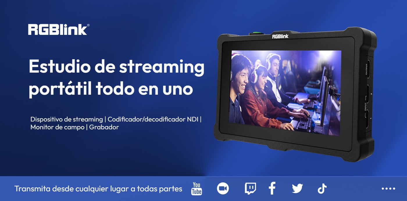 Estudio portátil todo en uno