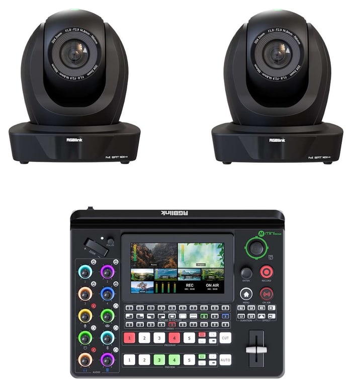 Un kit completo para dos cámaras