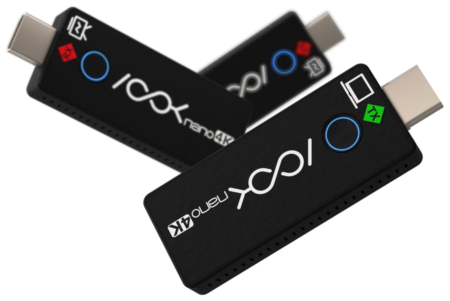 Transmisor y receptor del tamaño de un pendrive