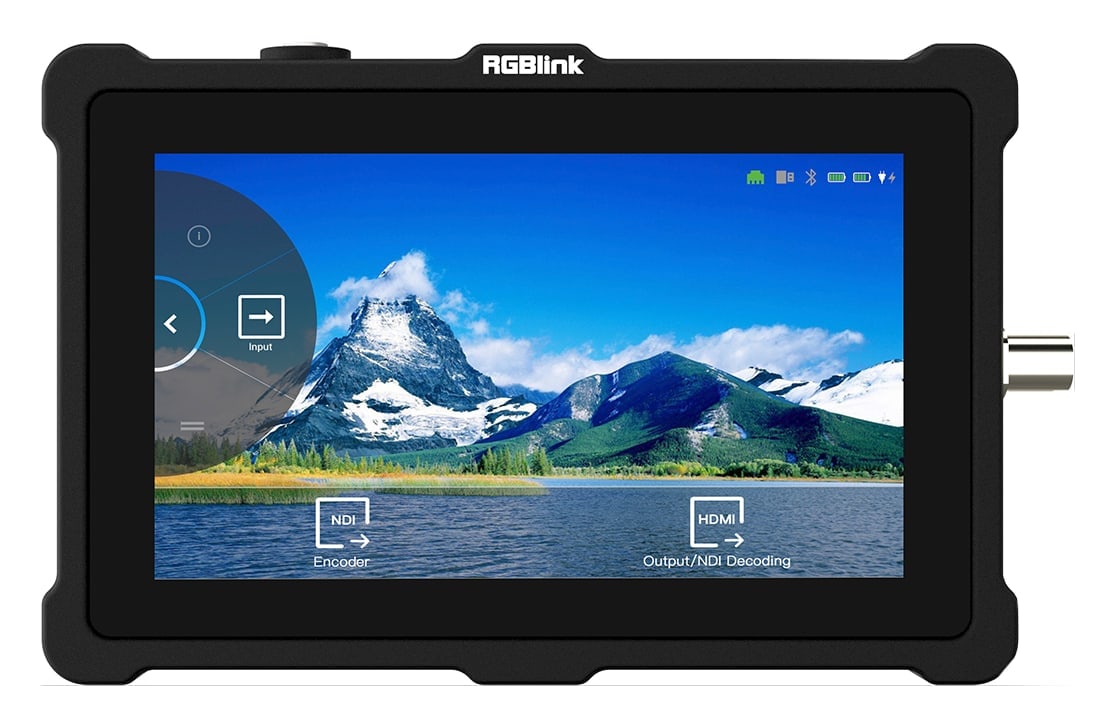 Pantalla táctil y decodificador NDI