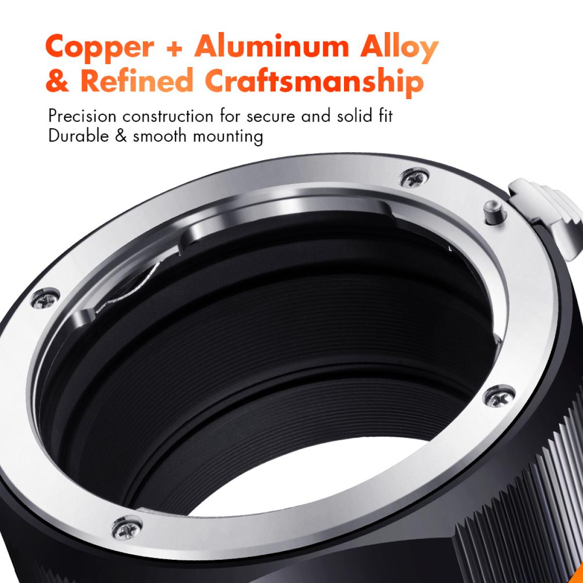 Lens Adapter for PK K Mount Lens to Sony NEX E-Mount with Matting Varnish Design, Sony NEX-3 NEX-3C NEX-3N NEX-5 NEX-5C NEX-5N NEX-5R NEX-5T