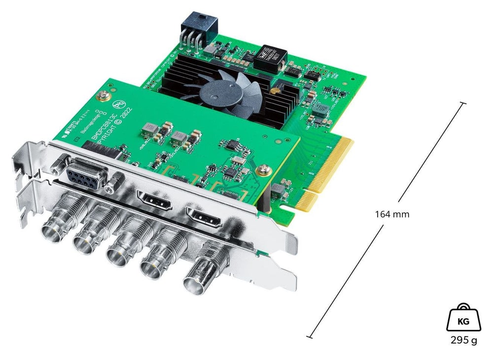 DeckLink 8K Pro G2 – Instalación en la estación de trabajo