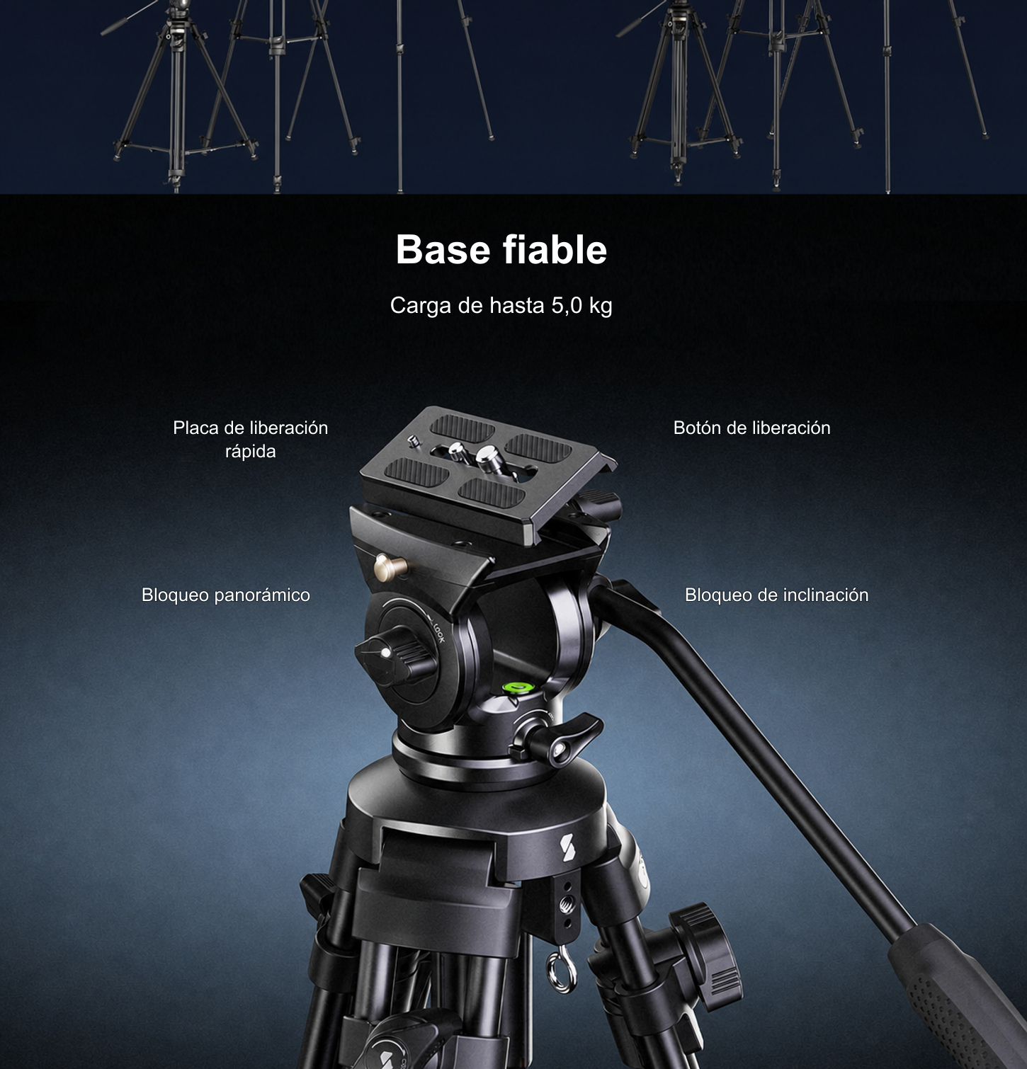 SmallRig AD-50 Lite 4684 – infografía en español – 4/12
