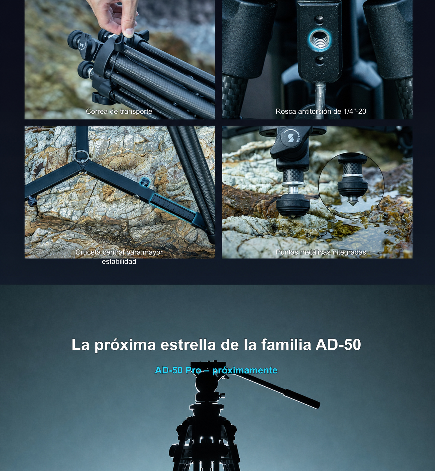 SmallRig AD-50 Lite 4684 – infografía en español – 6/12