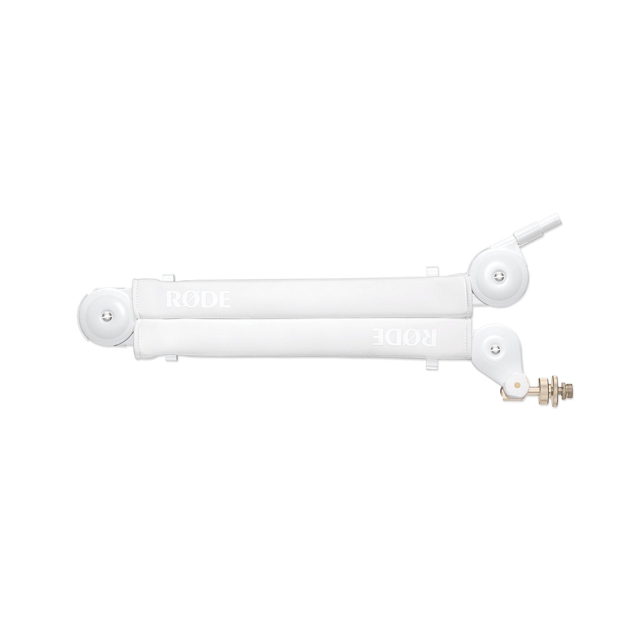Brazo de estudio RØDE PSA1+ blanco plegado