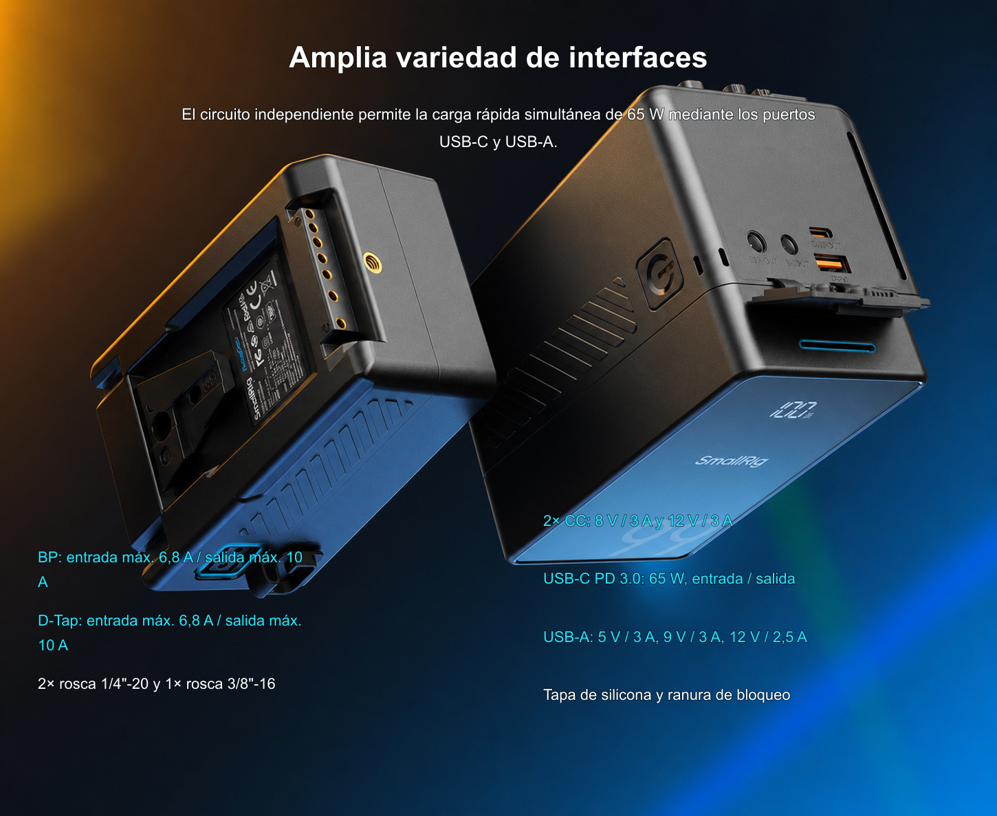 Infografía de producto traducida SmallRig VB99 SE 7/11