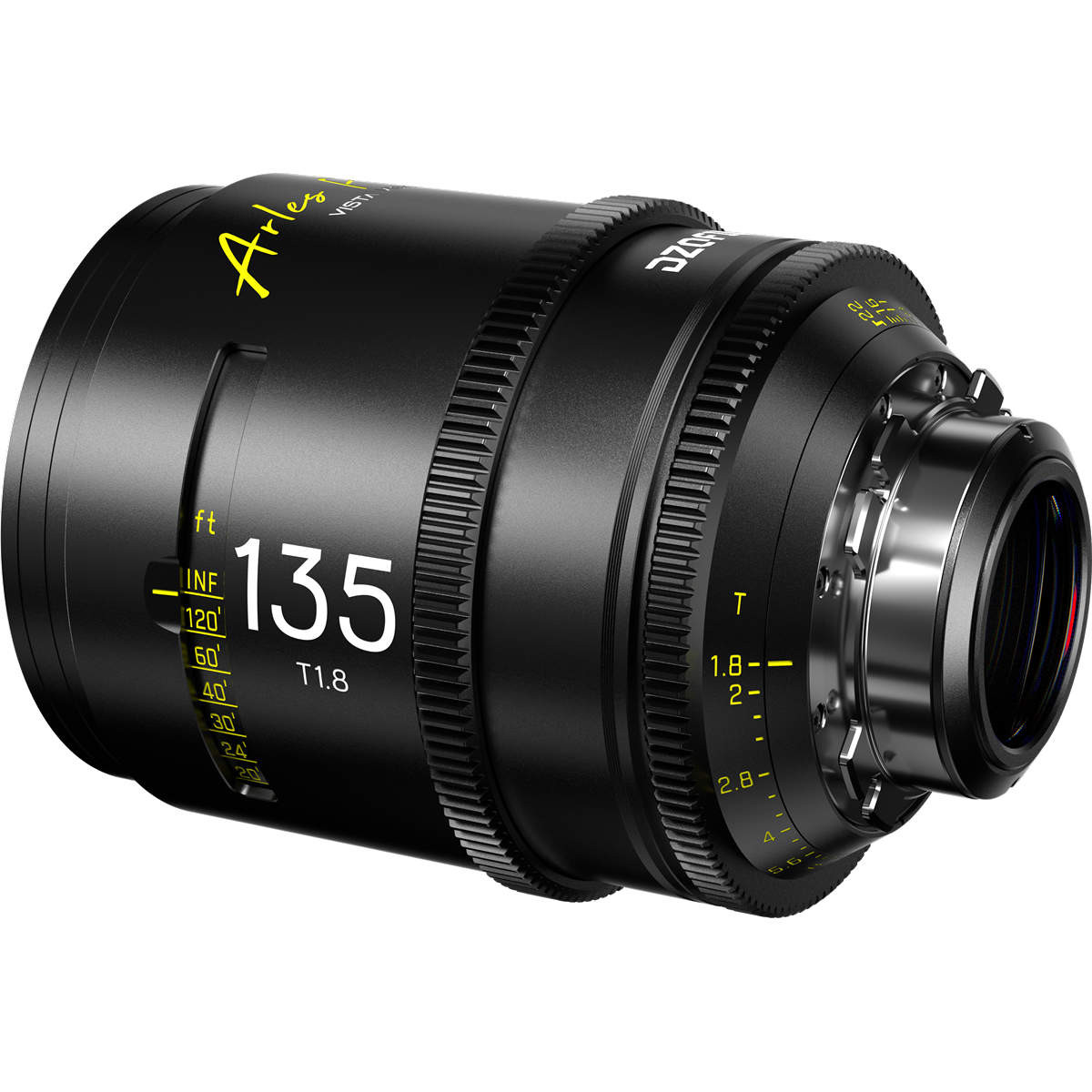 Detail objektivu DZOFILM Arles Prime 135 mm