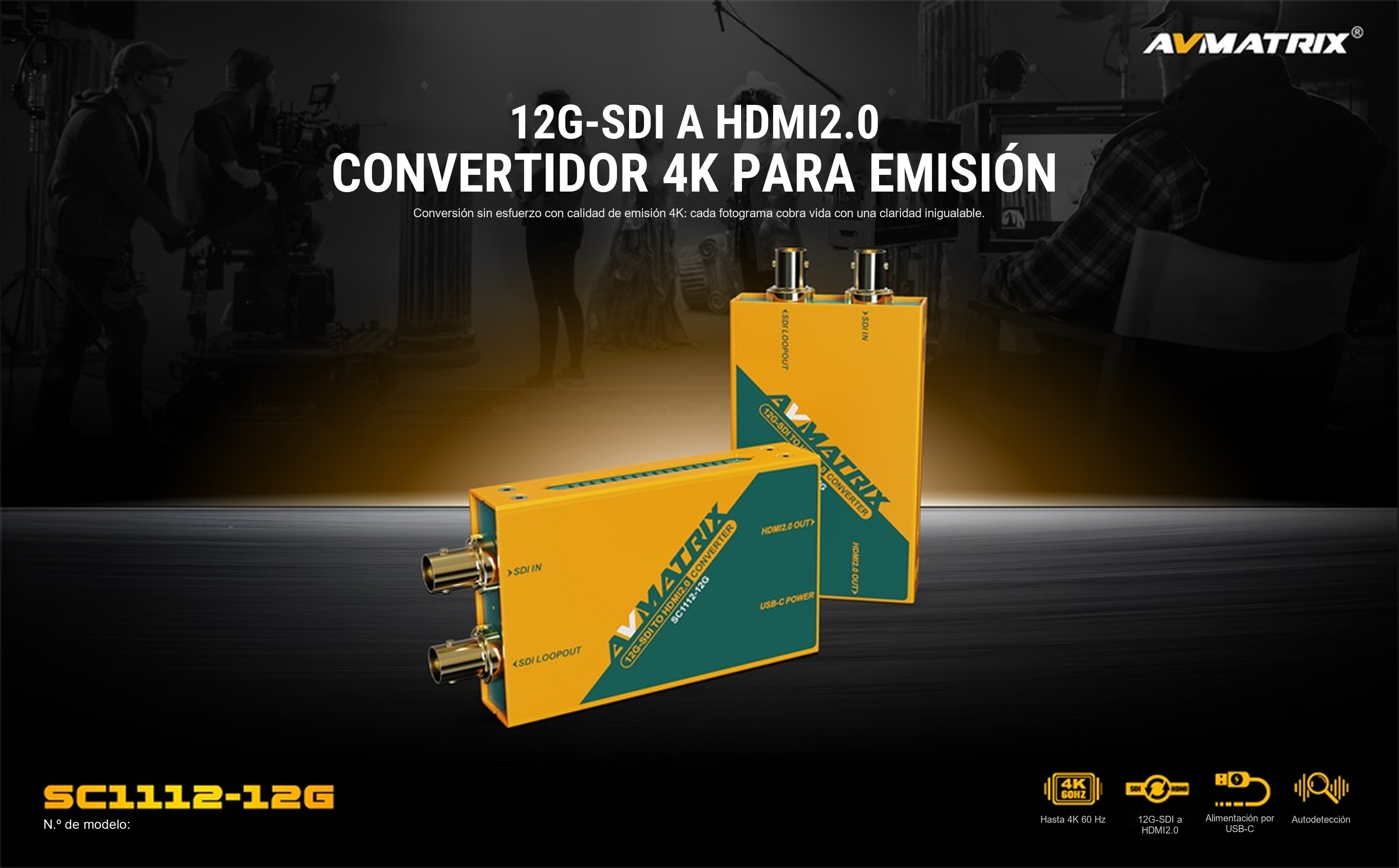 AVMATRIX SC1112-12G – infografía