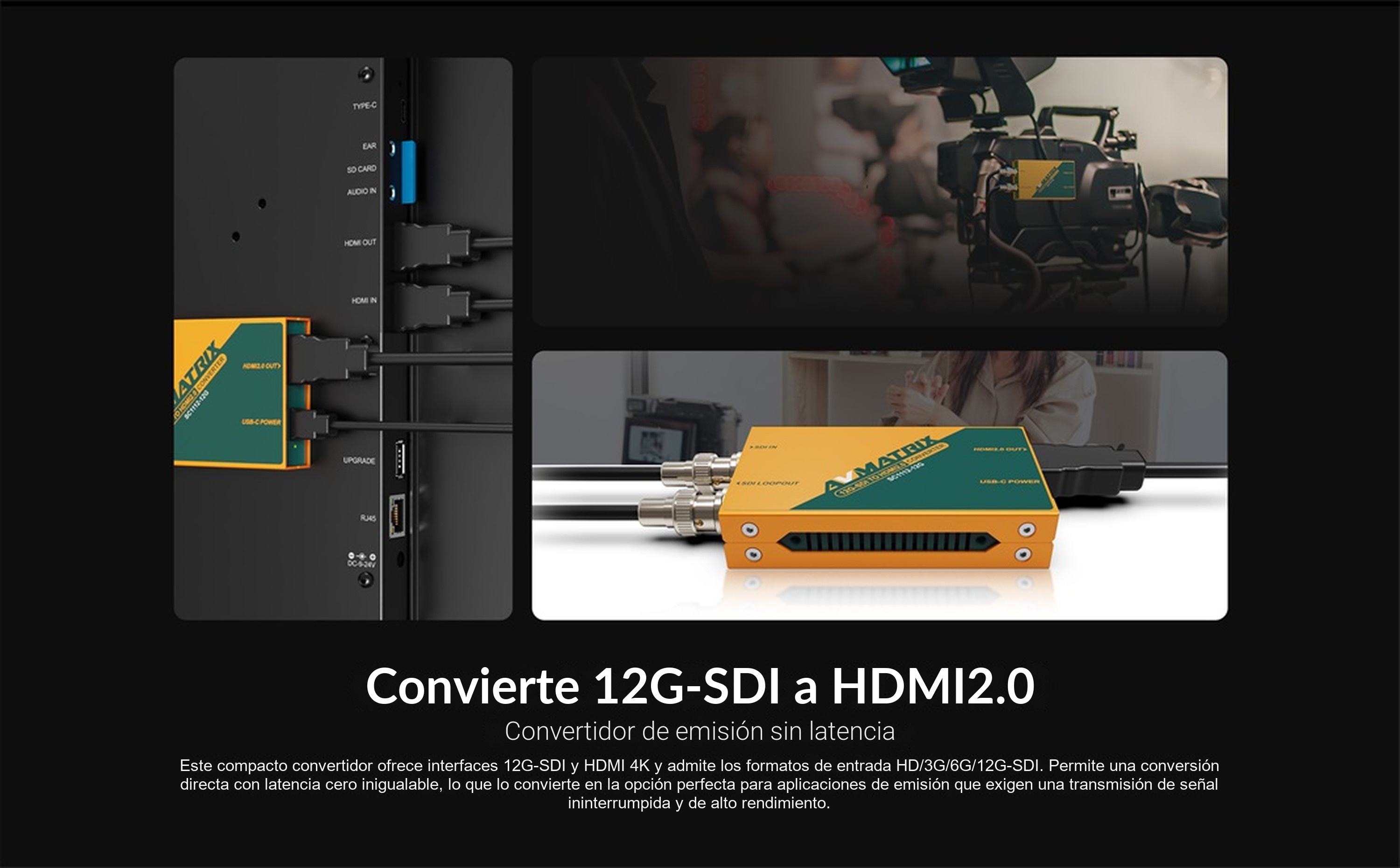 AVMATRIX SC1112-12G – infografía