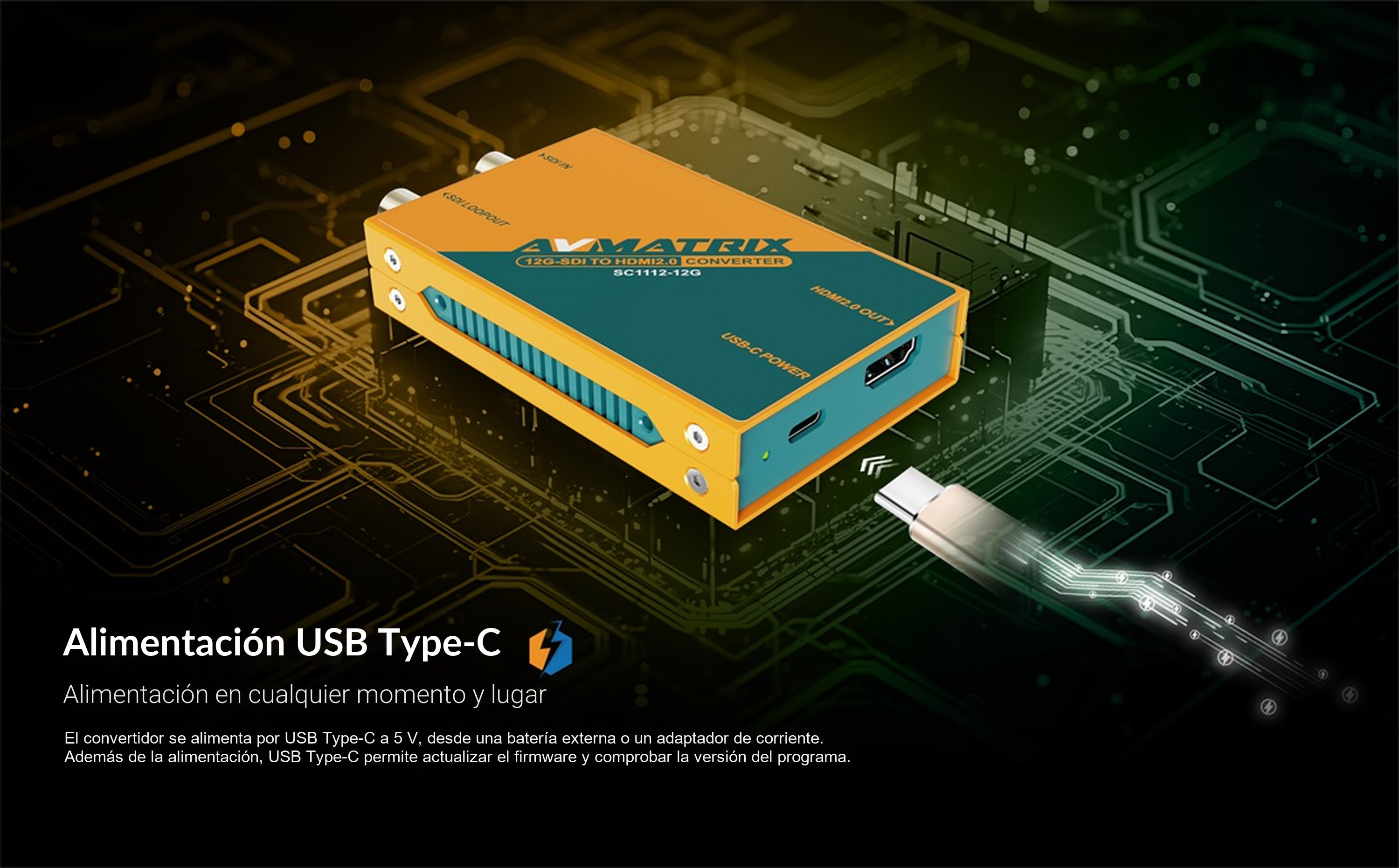 AVMATRIX SC1112-12G – infografía