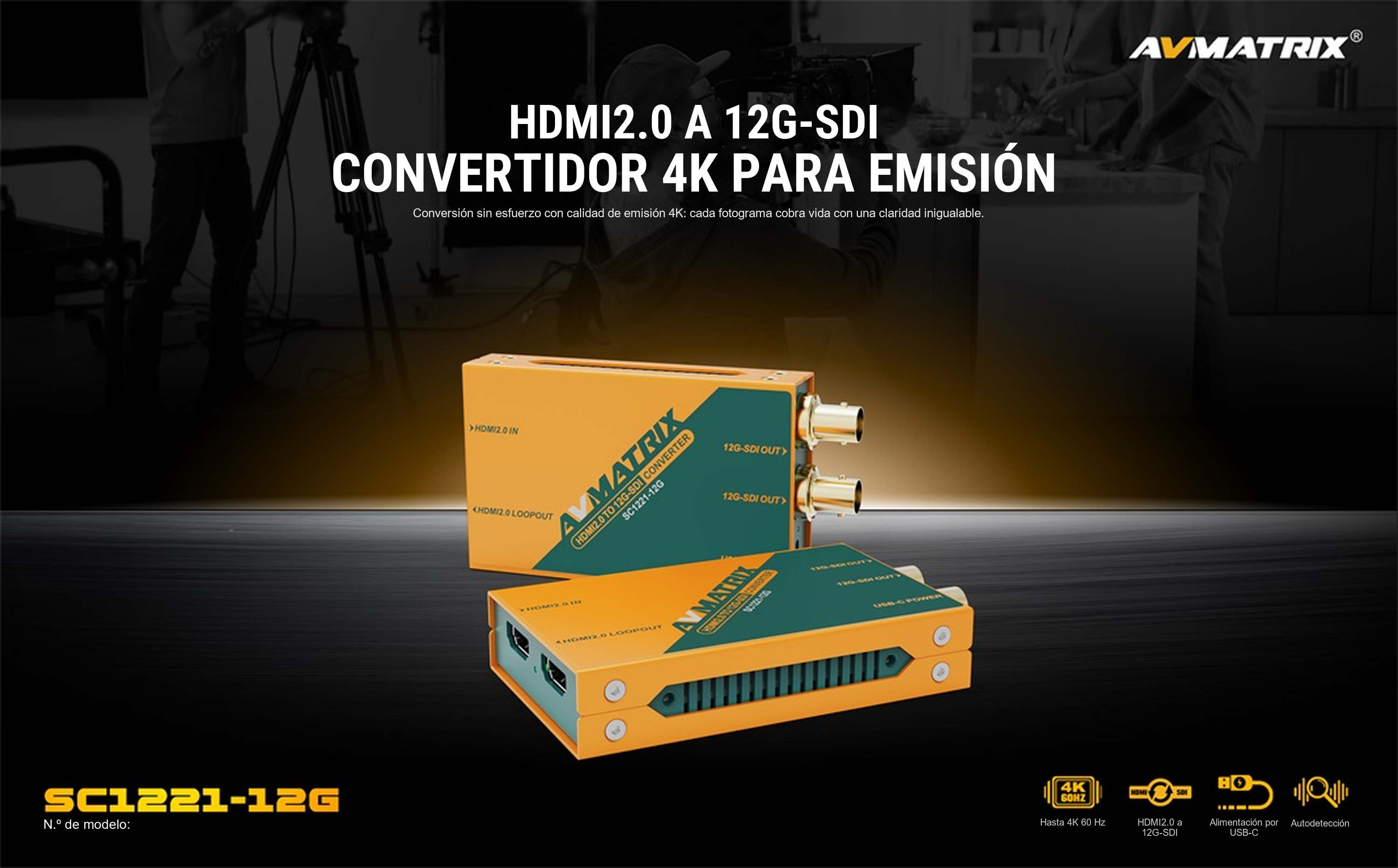 AVMATRIX SC1221-12G – infografía