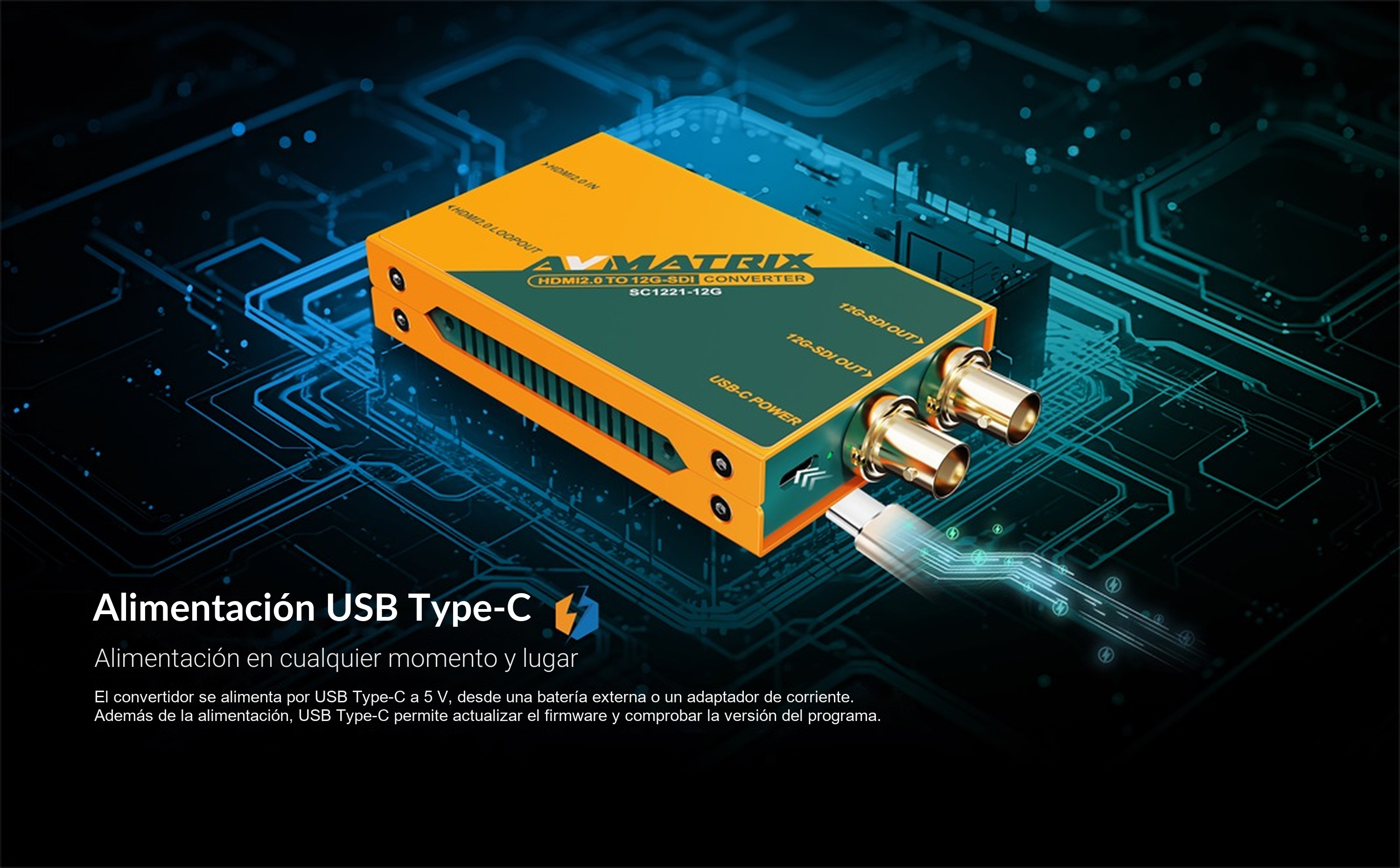 AVMATRIX SC1221-12G – infografía