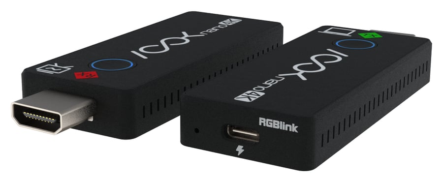 Transmisor y receptor del tamaño de un pendrive