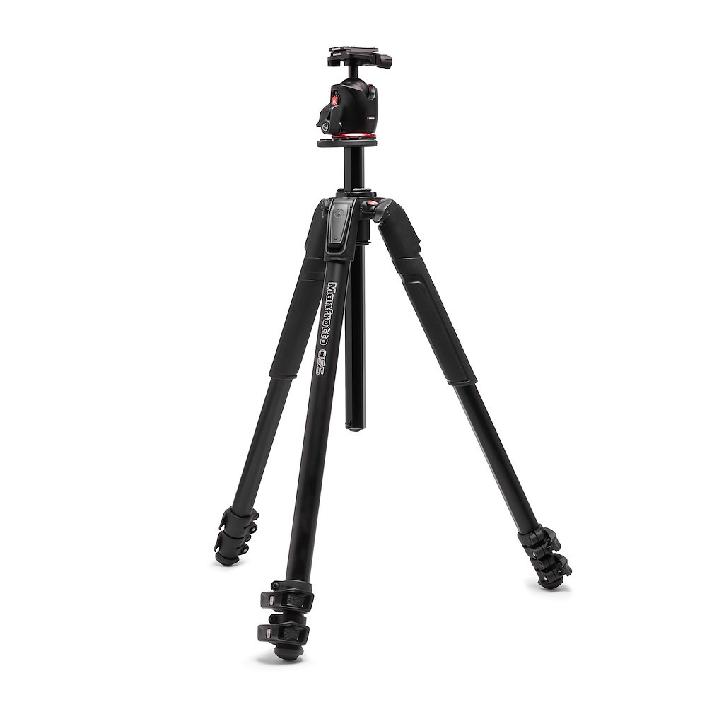 Manfrotto MK055XPRO3-Q6T kit completo de trípode de aluminio de tres secciones con rótula XPRO Arca