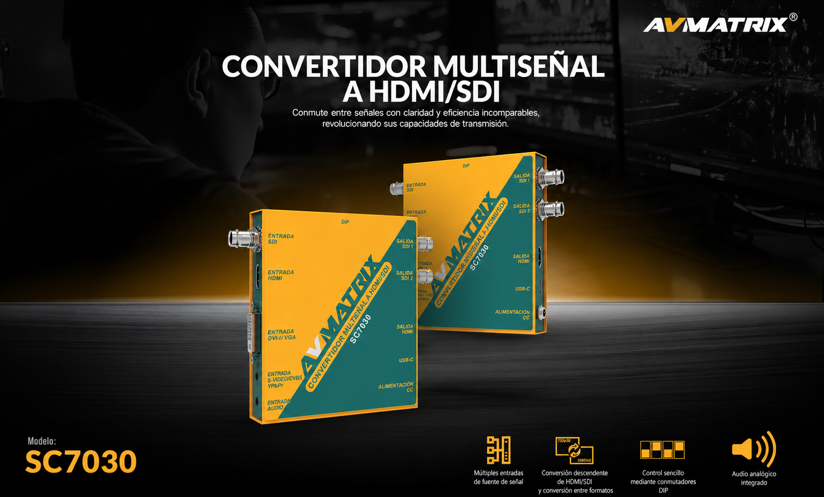 AVMATRIX SC7030 – infografía en español 1
