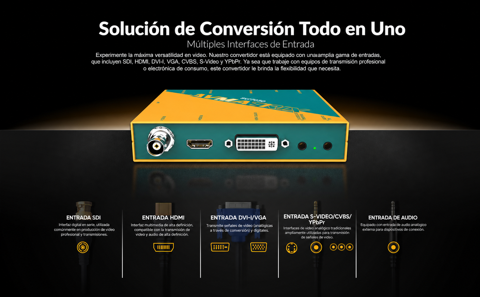 AVMATRIX SC7030 – infografía en español 4