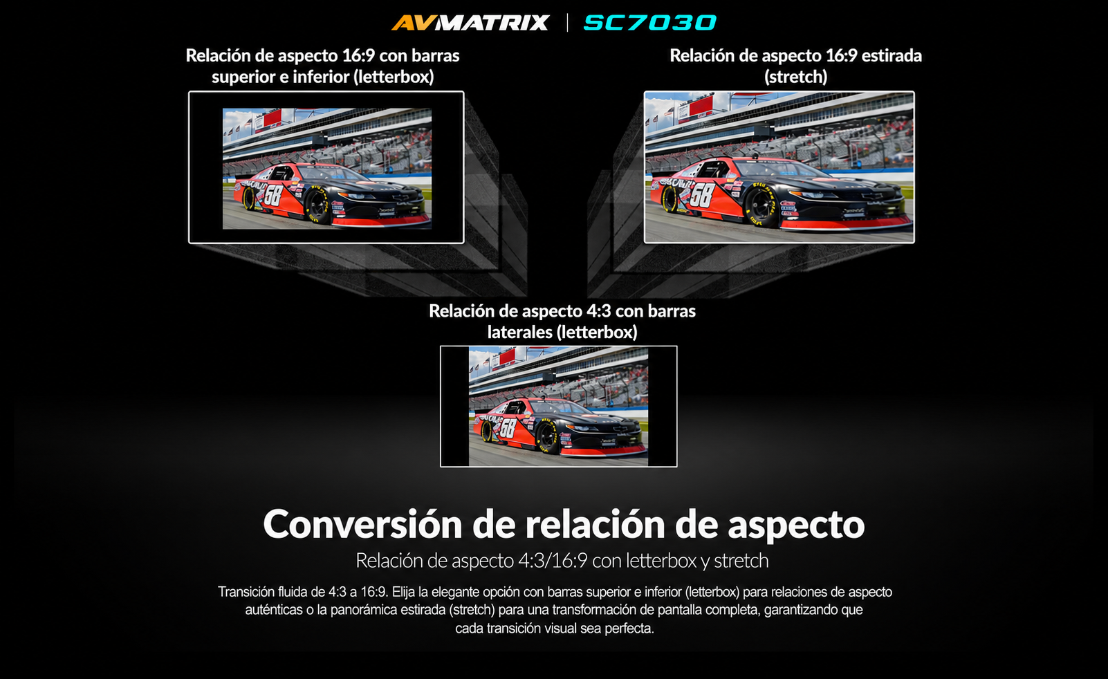 AVMATRIX SC7030 – infografía en español 7
