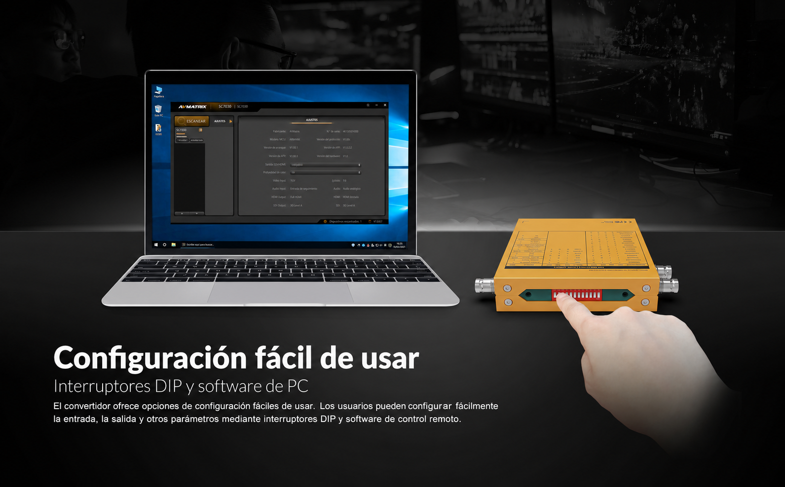 AVMATRIX SC7030 – infografía en español 8