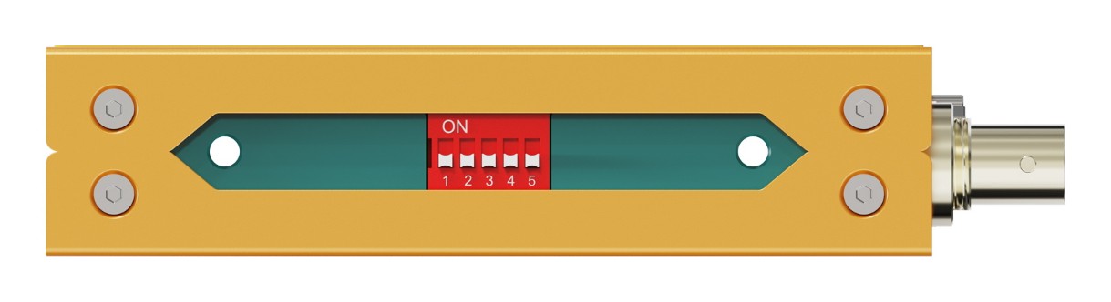 AVMATRIX UC7018 – Interruptores DIP y conector BNC