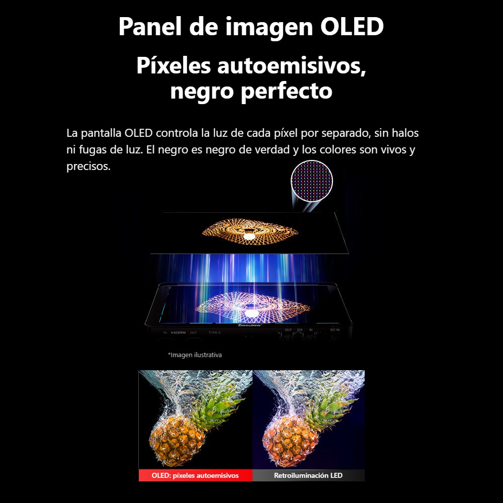 Desview OL7S – Pantalla OLED: negro auténtico