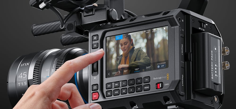 Blackmagic PYXIS 12K PL – Controles al alcance de la mano