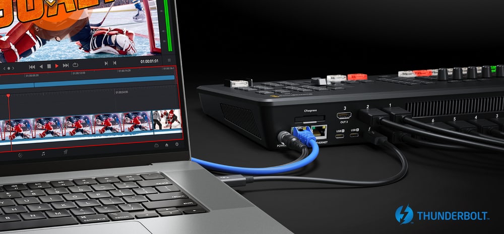 ATEM Mini Extreme ISO G2 – Thunderbolt para grabar y reproducir
