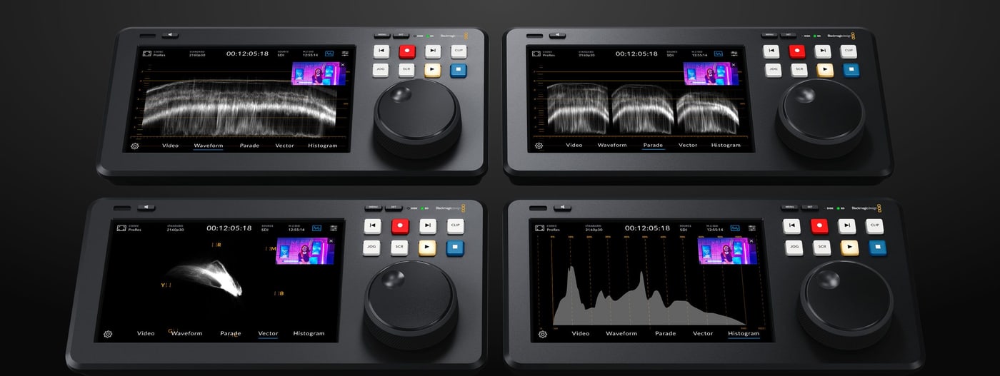 HyperDeck Shuttle 4K Pro – Herramientas de medición de emisión