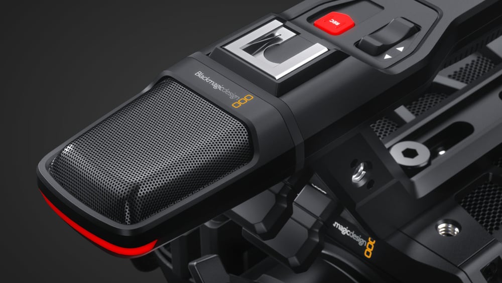 Blackmagic Design PYXIS Pro Handle – Micrófono estéreo y controles