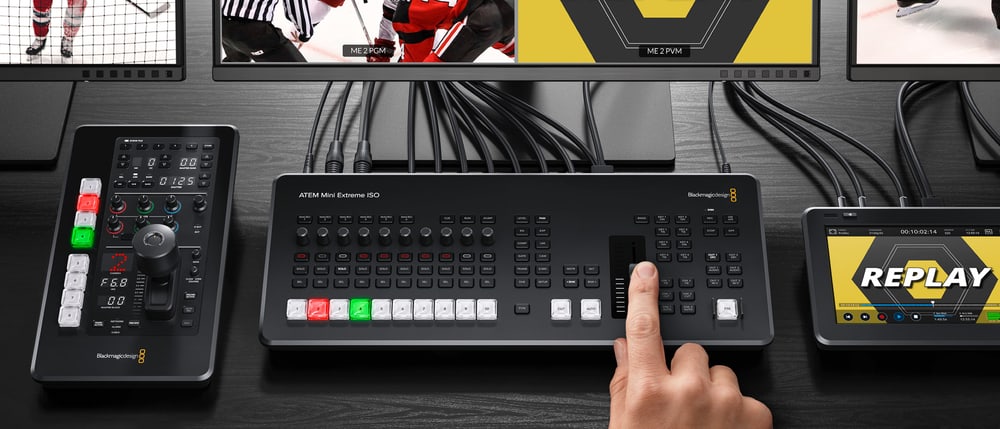 ATEM Micro Camera Panel – Cámaras Blackmagic por HDMI y SDI
