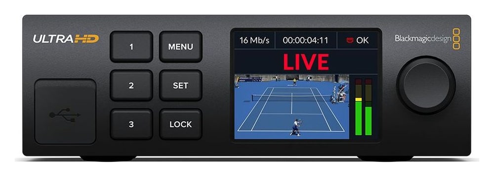 Blackmagic Streaming Decoder 4K – Decodificador de stream profesional