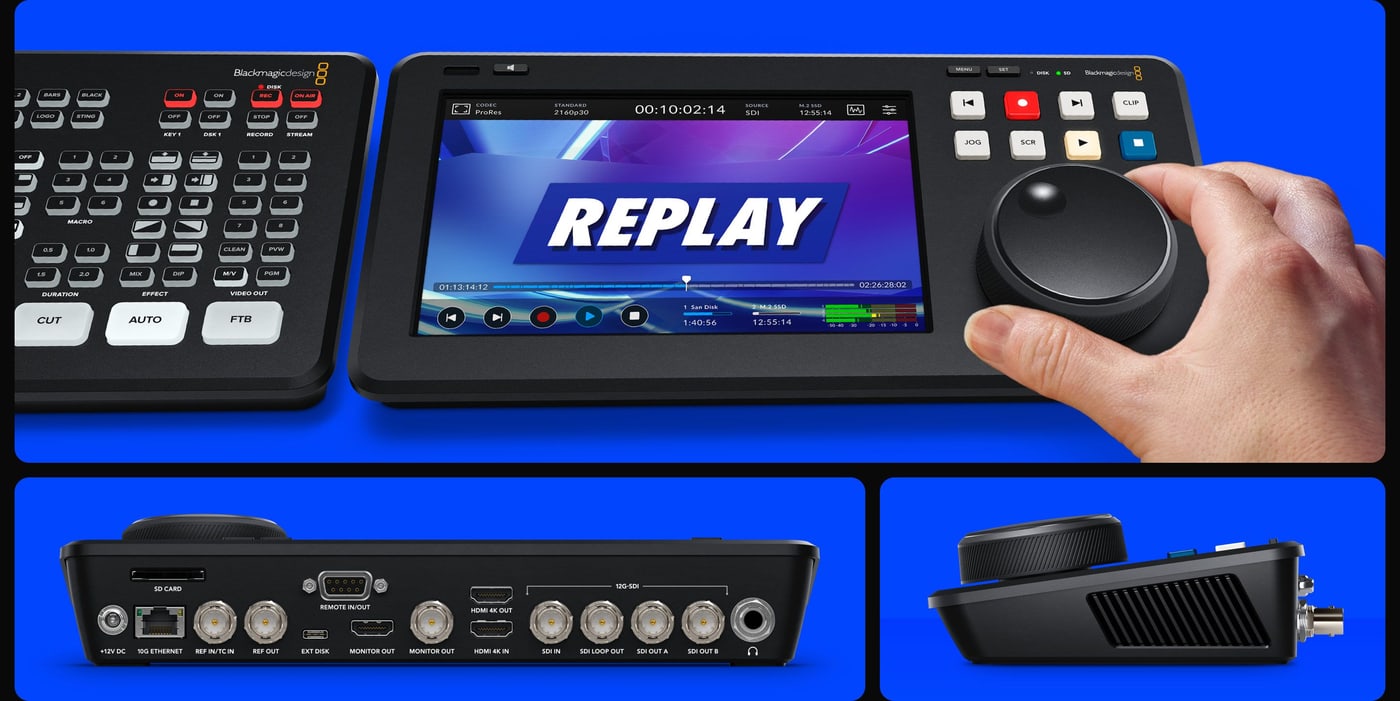 HyperDeck Shuttle 4K Pro 2TB – Diseñado para el escritorio