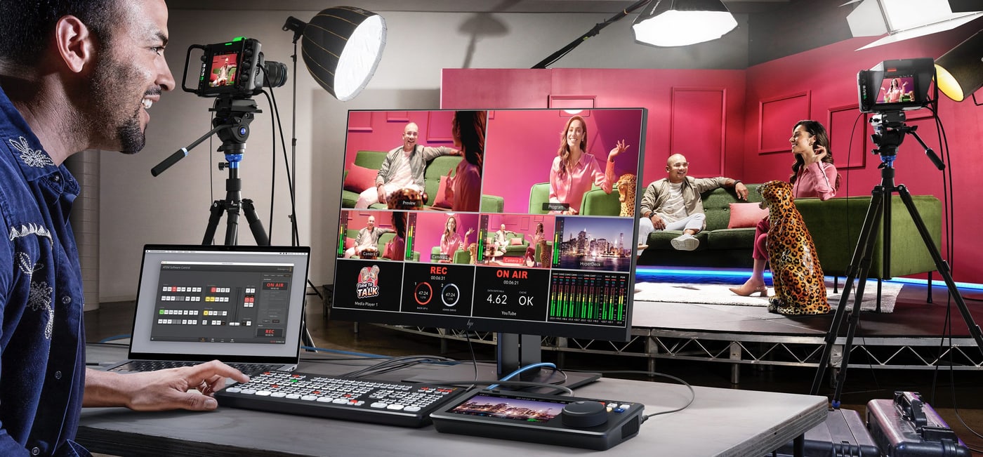 HyperDeck Shuttle 4K Pro 2TB – Grabador de másteres y reproductor de clips