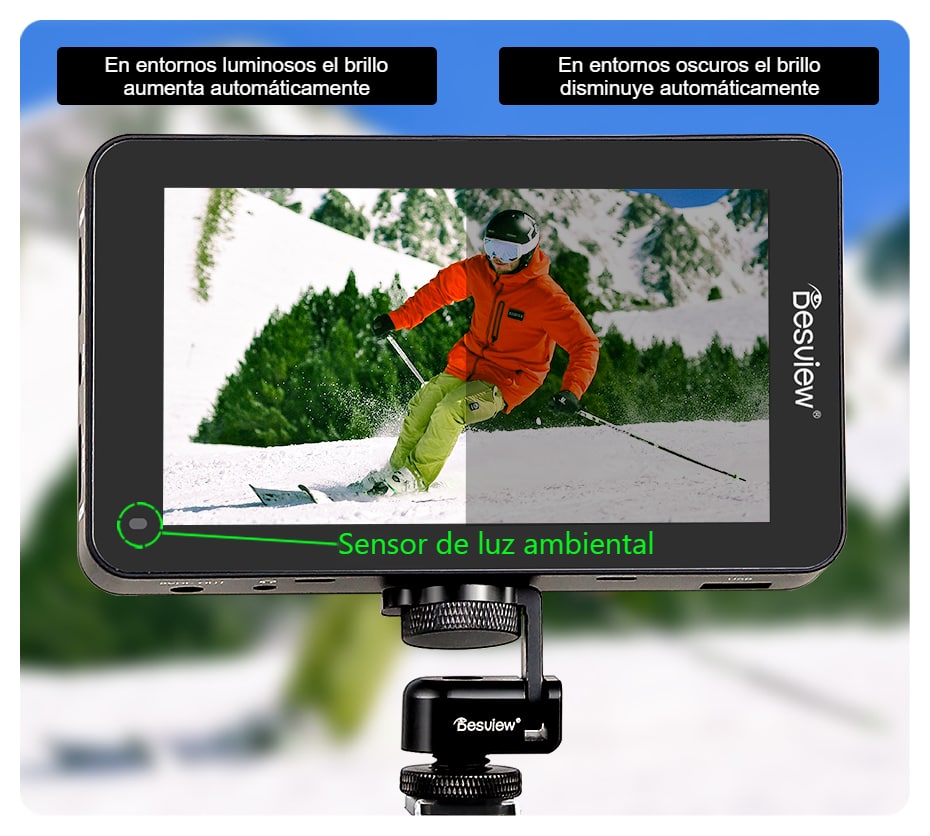 Sensor de luz ambiental de bajo consumo