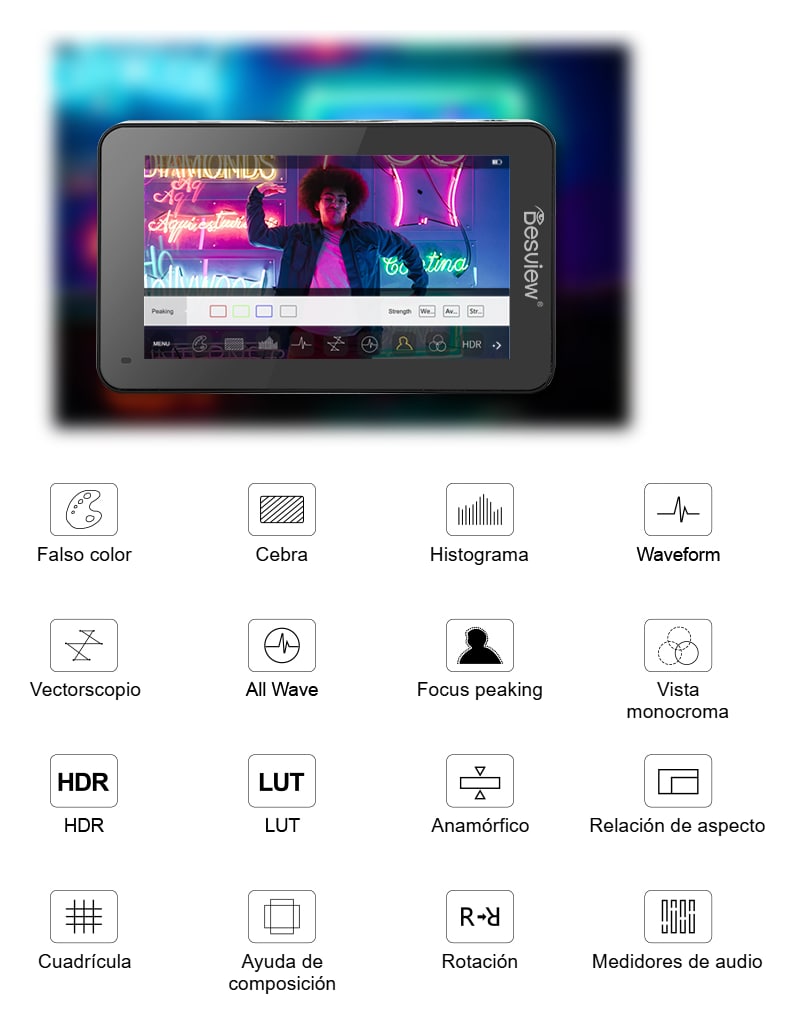 Funciones completas de monitorización