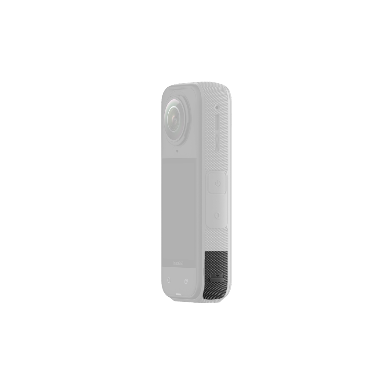 Originální krytka USB portu Insta360 X5 na bílém pozadí