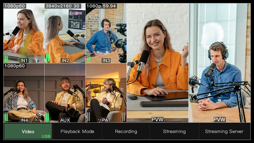 CineTreak Stream 1 – Horizontal 16:9 y vertical 9:16