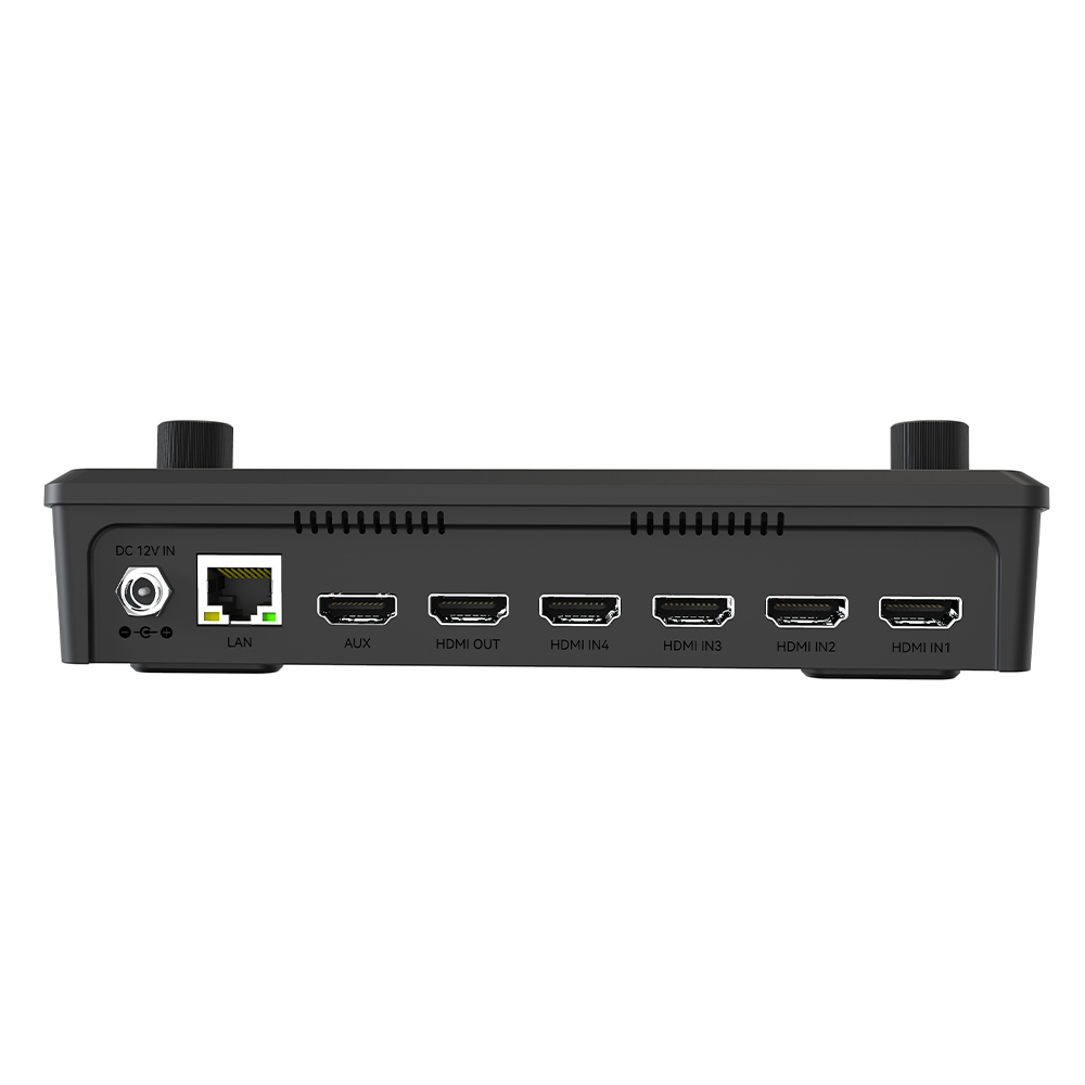 CineTreak Mixer Plus – conectores traseros