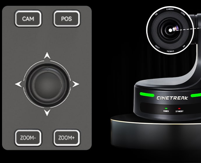 CineTreak Mixer Plus – Control de cámaras PTZ por VISCA over IP