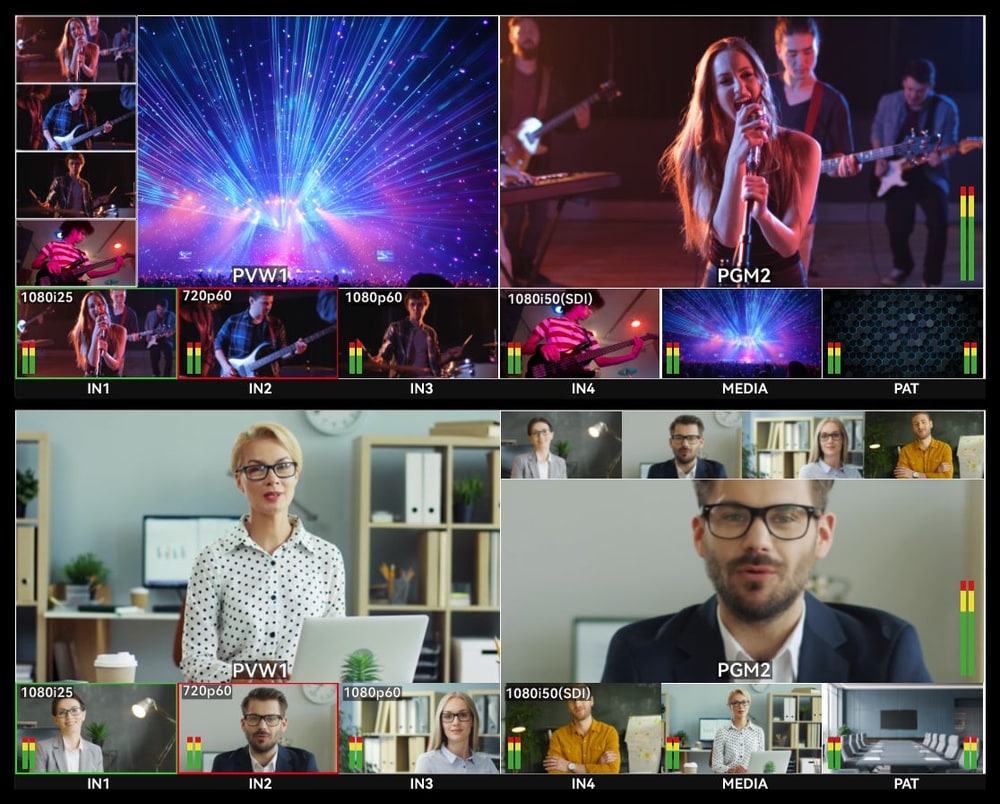 CineTreak Touch-S – Super Source para reuniones y webinars