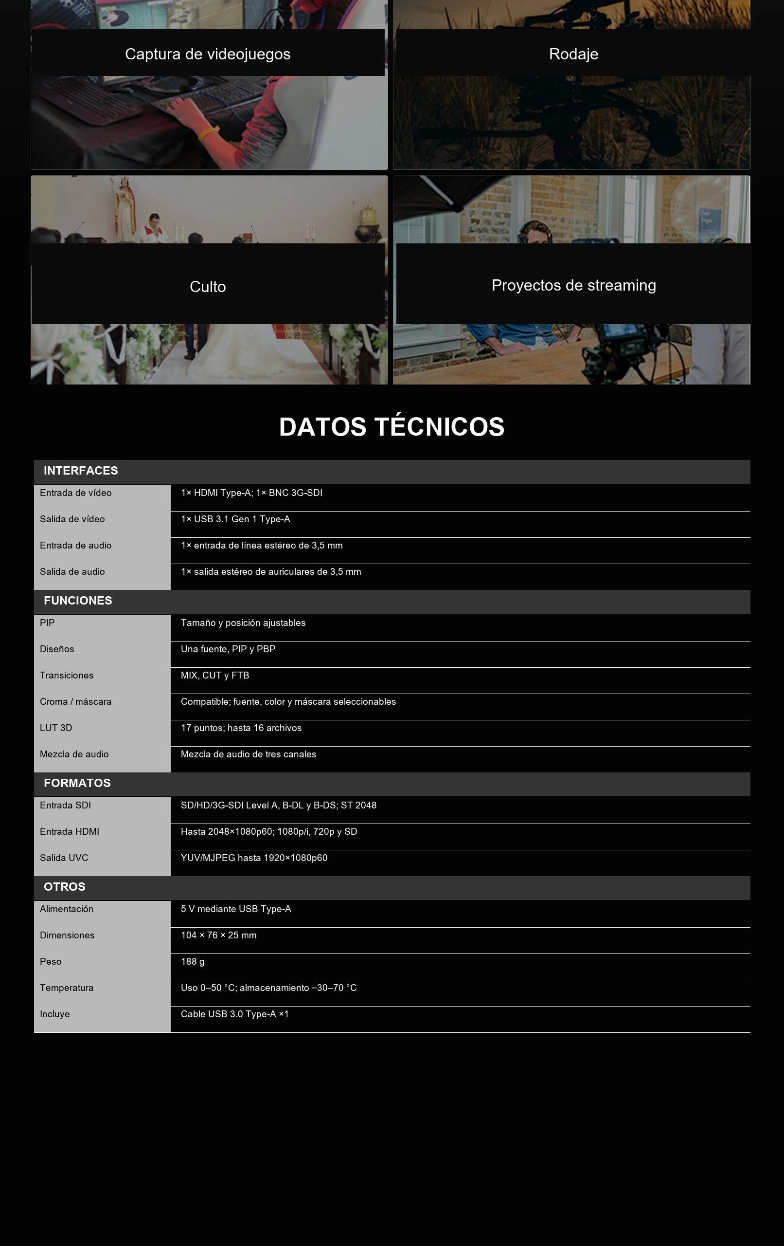MÚLTIPLES APLICACIONES