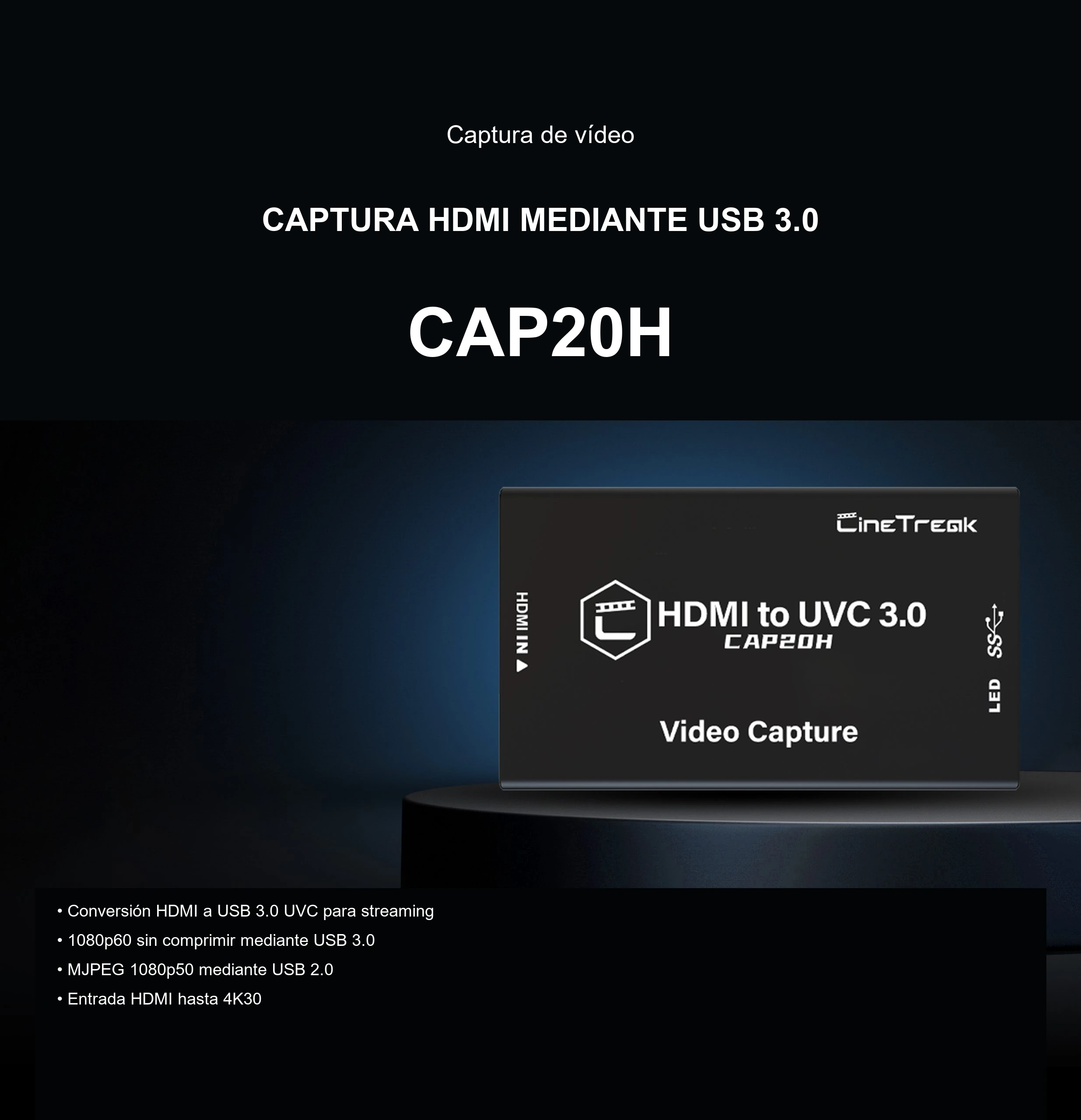 Captura HDMI sin instalar controladores