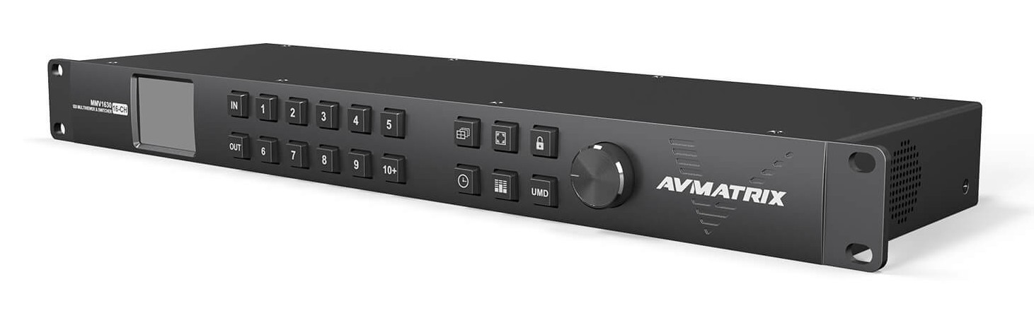 AVMATRIX MMV1630X – Panel frontal