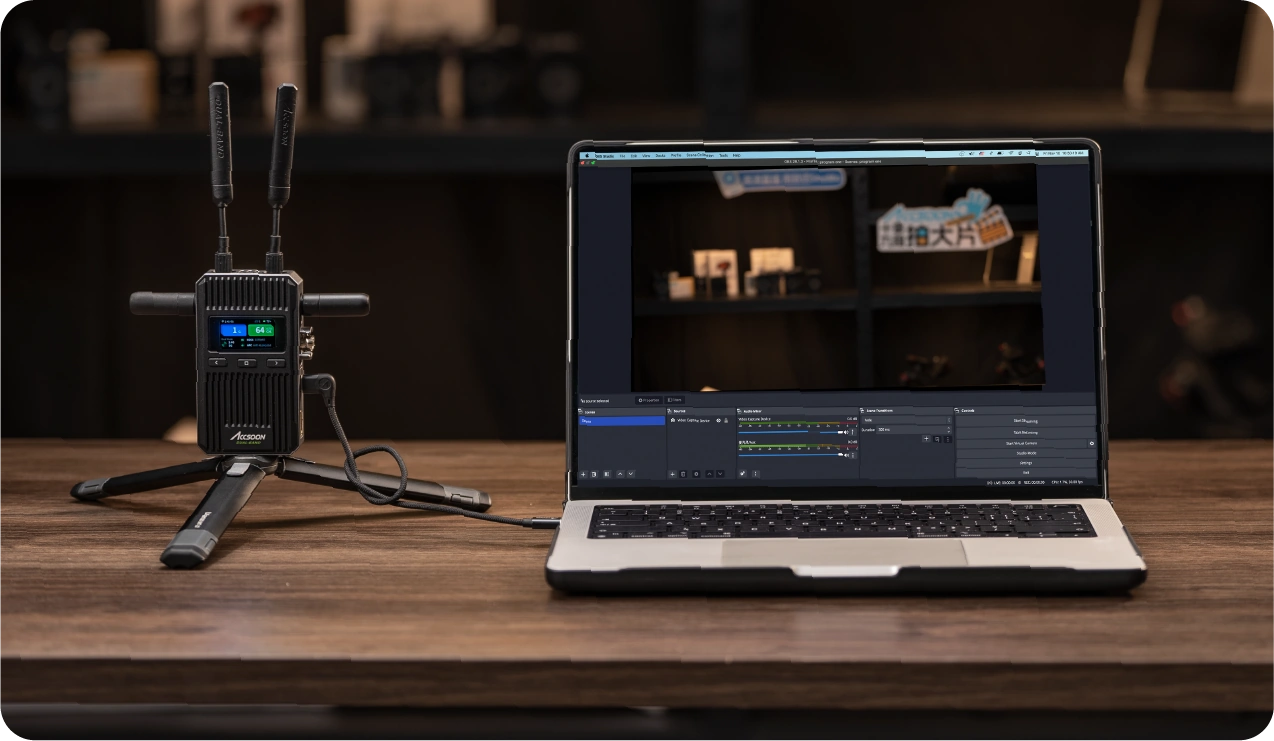 Imagen directamente al ordenador · Accsoon CineView 2 SDI