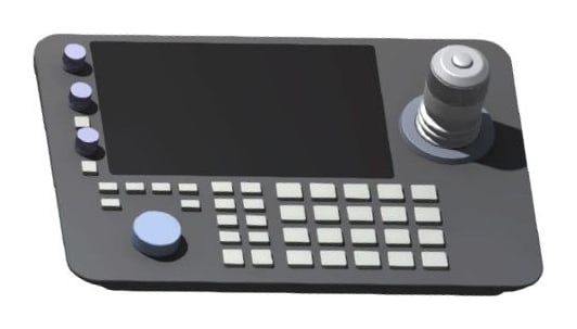 Pantalla táctil de 7" y joystick