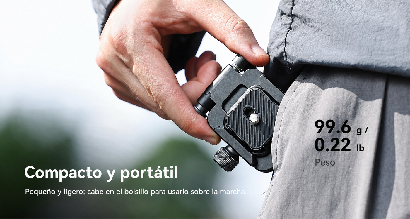Compacto y portátil