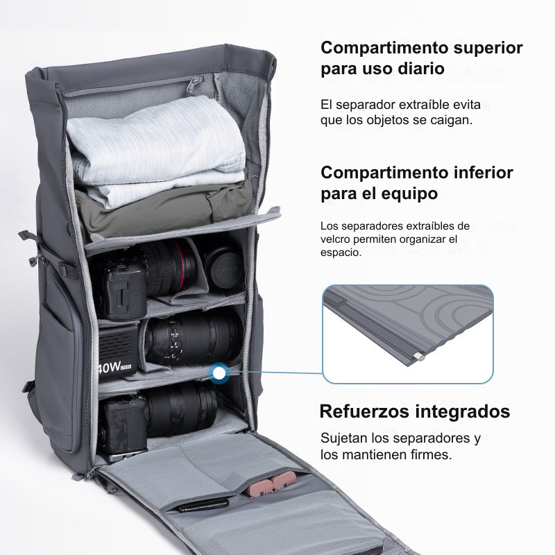 Compartimento superior para uso diario