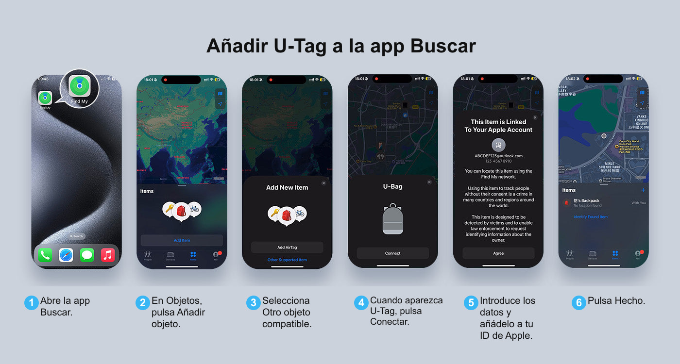 Añadir U-Tag a la app Buscar