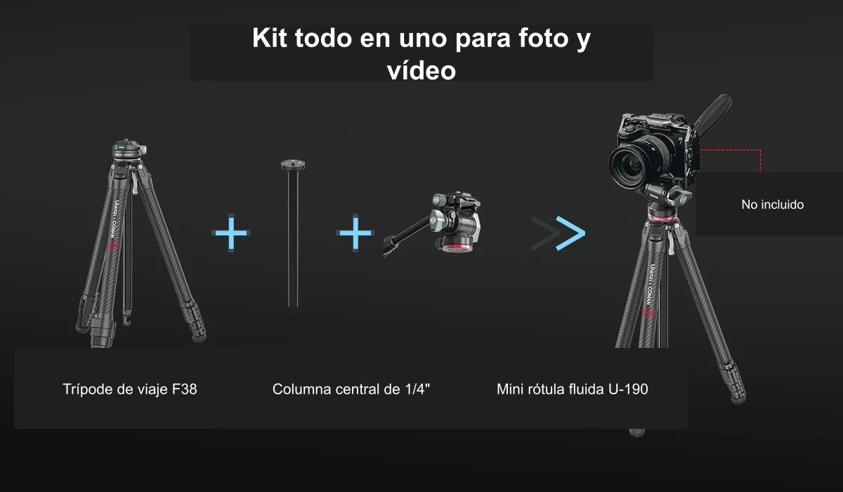 Kit todo en uno para foto y vídeo